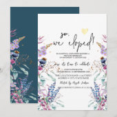 Wildflower Meadow Elopement Kaart (Voorkant / Achterkant)