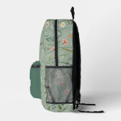Wildflower Meadow Green Backpack Bedrukte Rugzak (Rechts)