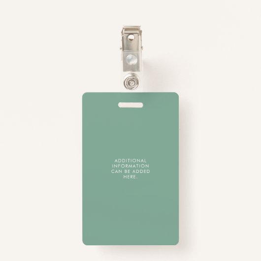 Wildflower Meadow ID-badge Badge (Achterkant met clip)