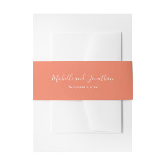 Wildflower Meadow Invitation Belly Band Uitnodigingen Wikkel