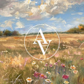 Wildflower Meadow Landschap Schilderen Impressioni Poster