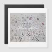 Wildflower Meadow Magnetic Card (Voorkant / Achterkant)