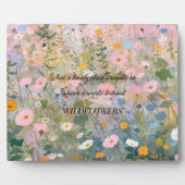 Wildflower Meadow Quote Fotoplaat (Voorkant)