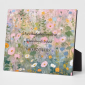 Wildflower Meadow Quote Fotoplaat (Zijkant)