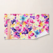 Wildflower Meadow Shabby Flowers Bad Handdoek (Handdoek)