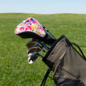 Wildflower Meadow Shabby Flowers Golfheadcover (Insitu)