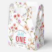 Wildflower Meisje 1e Verjaardagsfeest Bedankdoosjes (Geopend)