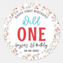 Wildflower Meisje 1e Verjaardagsfeest