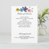 Wildflower Memorial Programma Sides 3 en 4 (Staand voorkant)