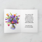 Wildflower Moederdag Bedankkaart (Binnen)