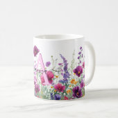 Wildflower, monogram koffiemok (Voorkant rechts)