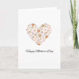 Wildflower Mothers Day Greeting Card Kaart