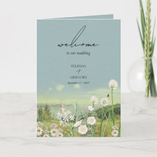 Wildflower Mountain Bruiloft Orde van Service Programma