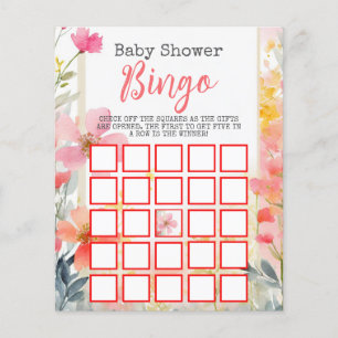 Wildflower Perzik Bloemen Bloemen Baby shower Bing