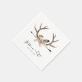 Wildflower Pijl en gewei Servetten (Hoek)
