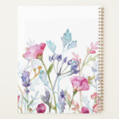 Wildflower Planner, aangepaste naam Planner (Achterkant)