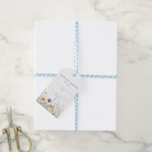 Wildflower Prijs Label Cadeaulabel (Met Touw)