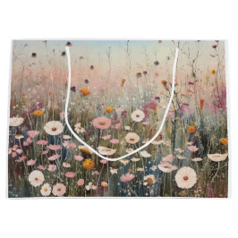 Wildflower Print geschenkzakken Meerdere maten Groot Cadeauzakje