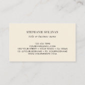 Wildflower Professioneel Visitekaartje (Achterkant)