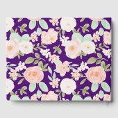 Wildflower Purple Gingham Bow Graduation Party (Verso)