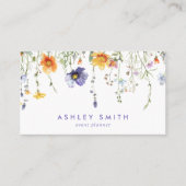 Wildflower QR-code Visitekaartje (Voorkant)