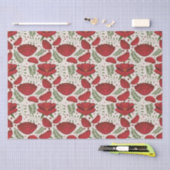 Wildflower Red Poppy Baby shower Tissuepapier (Craft)