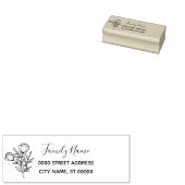 Wildflower retouradres Rubberstempel Rubberstempel (Gestempeld)