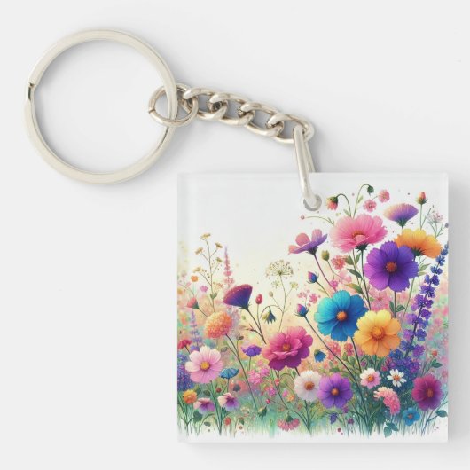 Wildflower Rhapsody Sleutelhanger (Voorkant)