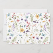 Wildflower & Rose Baby Shower Invitation (Dos)