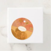  Wildflower Roze Poppy Wedding Bedankjes Labels (In situ)