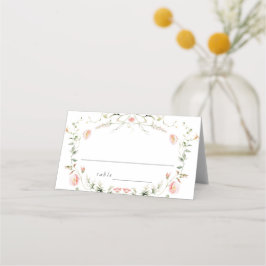 Wildflower Roze Waterverf Elegante bruiloft