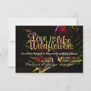 Wildflower RSVP Kaartje