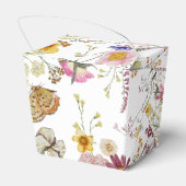 Wildflower Rustic Boho Wedding Bedankdoosjes (Achterkant)