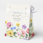 Wildflower Rustic Chic Floral Boho Vrijgezellenfee Bedankdoosjes (Achterkant)