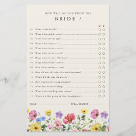 Wildflower Rustic Chic Floral Vrijgezellenfeest Ga