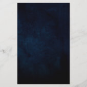 Wildflower Rustic Country Boho Floral Wedding Menu (Achterkant)