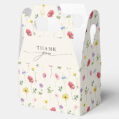 Wildflower Rustiek Chic Bloemen Boho Country Weddi Bedankdoosjes (Geopend)
