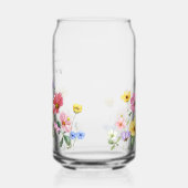 Wildflower Rustiek Chic Bloemen Boho Country Weddi Blikvorm Glas (Links)