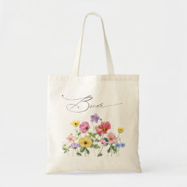 Wildflower Rustiek Chic Bloemen Boho Country Weddi Tote Bag