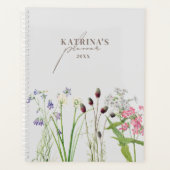 Wildflower Script Maandelijks Wekelijks Maandelijk Planner (Voorkant)