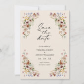  Wildflower Sla de datum op Save The Date (Voorkant)