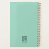 Wildflower Spring Garden Bible Verse gepersonalise Planner (Achterkant)