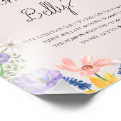 Wildflower Spring Hoe groot is het buikspel van ma Foto Afdruk (Hoek)