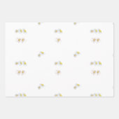 Wildflower Spring Meadow Bloemen Inpakpapier Vel (Voorkant 3)