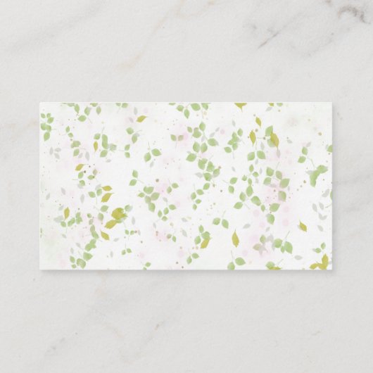 Wildflower Spring Vrijgezellenfeest Recept Aanvraa Informatiekaartje (Achterkant)