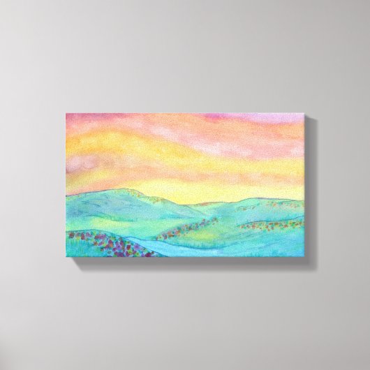 Wildflower Sun Canvas Afdruk (Voorkant)