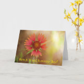 Wildflower Sunshine denkt aan je Kaart (Gele Bloem)