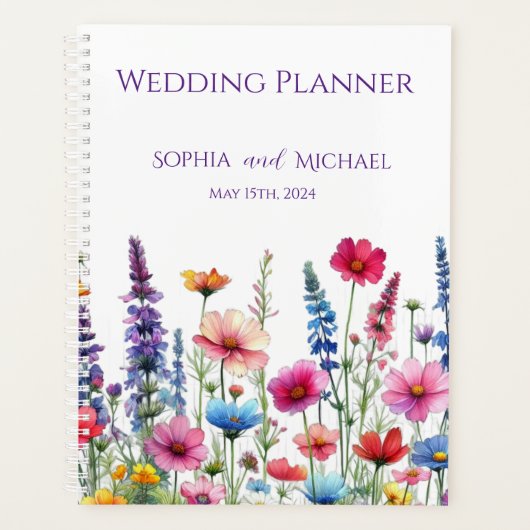 Wildflower Symphony-Wedding-Planner Planner (Voorkant)