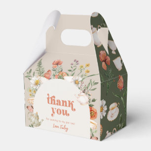 Wildflower Tea Party Verjaardag Favoriet Dozen Bedankdoosjes
