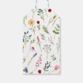 Wildflower thema dank u Label Cadeaulabel (Achterkant)